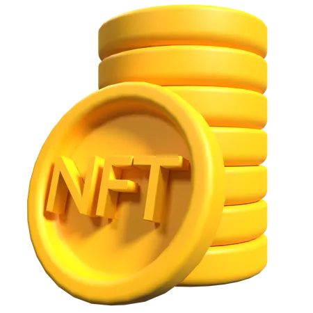 NFT-Münze  3D Icon