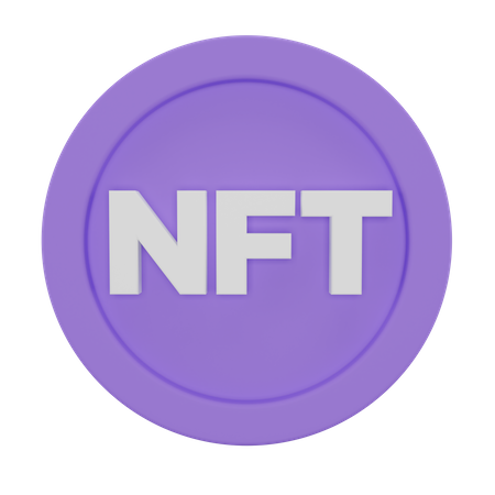 NFT-Münze  3D Icon