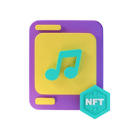 Nft Music  3D Icon