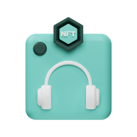 Nft Music  3D Icon