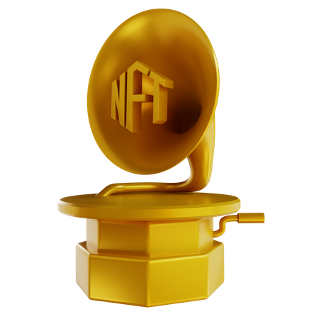 Nft Music 3D Icon