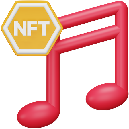 Nft Music  3D Icon