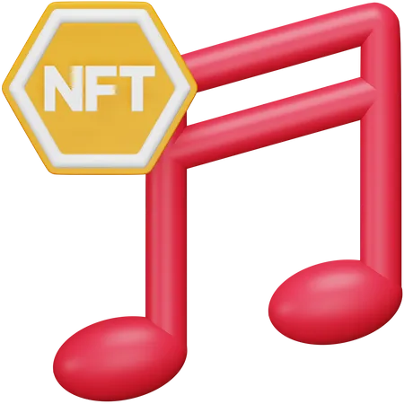 Nft Music  3D Icon