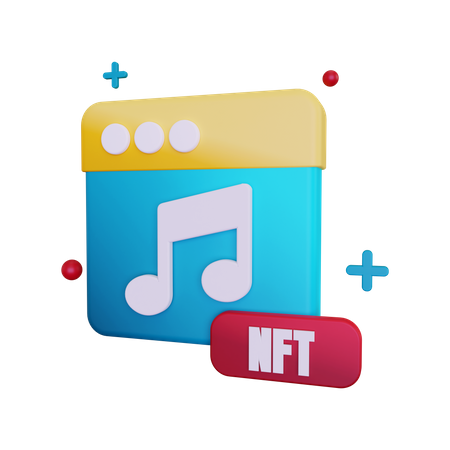 NFT-Musik  3D Icon