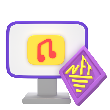 NFT-Musik  3D Icon