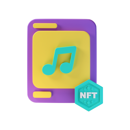 NFT-Musik  3D Icon