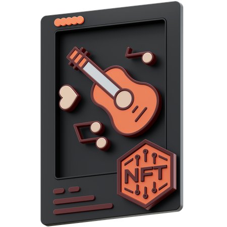 NFT-Musik  3D Icon