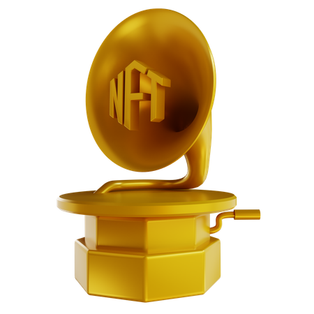 Musique nft  3D Icon