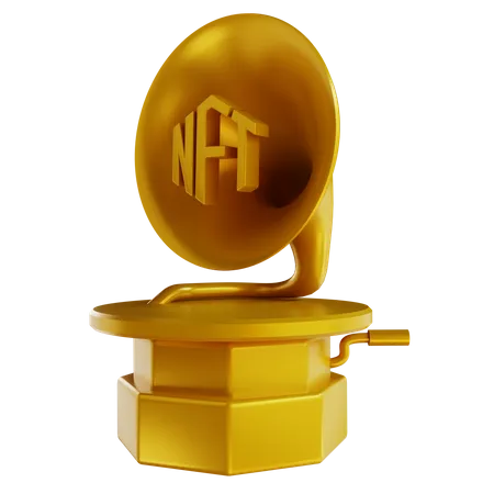 Musique nft  3D Icon