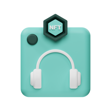 Musique nft  3D Icon