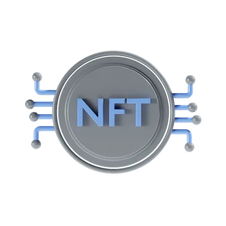 Nft Network 3 D Icon 3D Icon