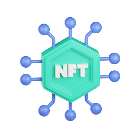 NFT ネットワーク  3D Icon