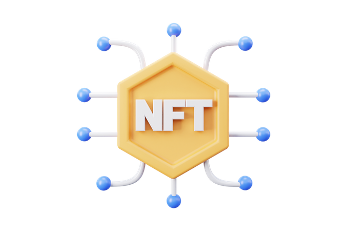 Nft Network  3D Icon