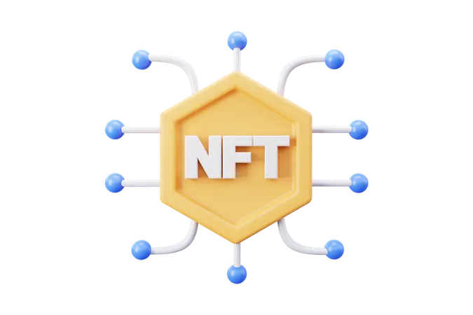 Nft Network  3D Icon