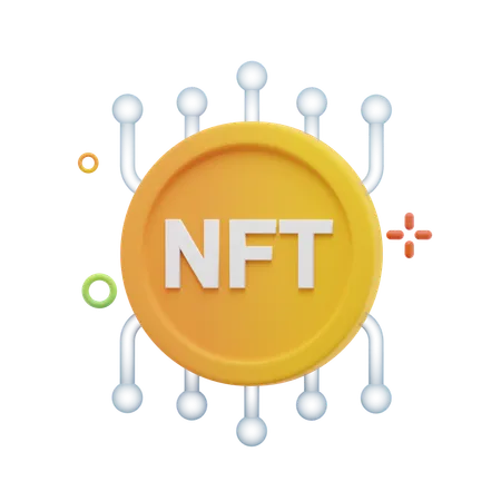 Nft Network  3D Icon