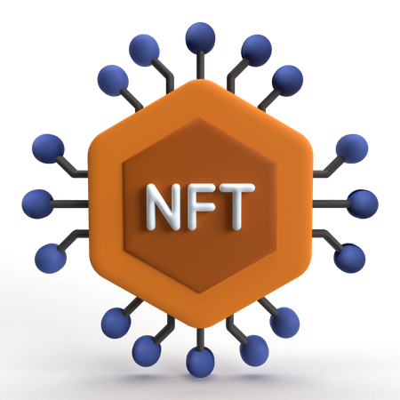 NFT Network  3D Icon