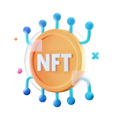 Nft Network  3D Icon