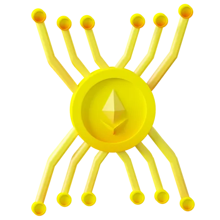 NFT network  3D Icon