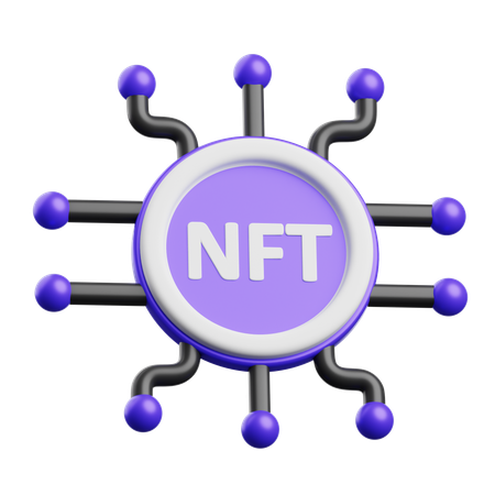 Nft Network  3D Icon