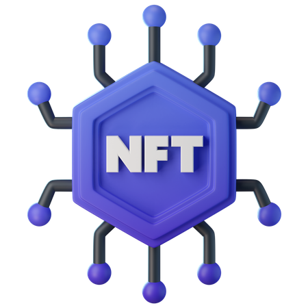 NFT Network  3D Icon