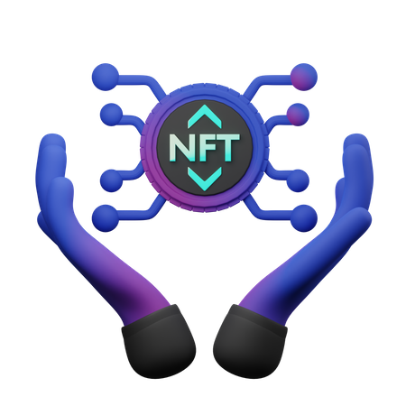 Nft Network  3D Icon
