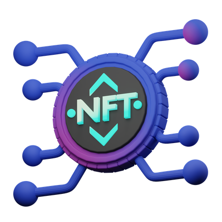 Nft Network  3D Icon