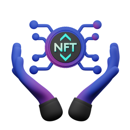 Nft Network  3D Illustration