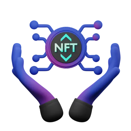 Nft Network  3D Illustration