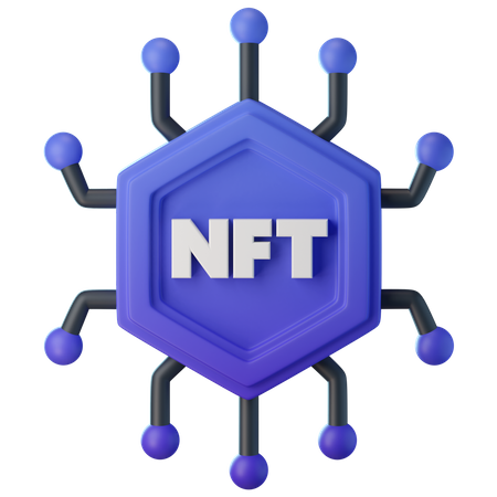 NFT Network  3D Icon