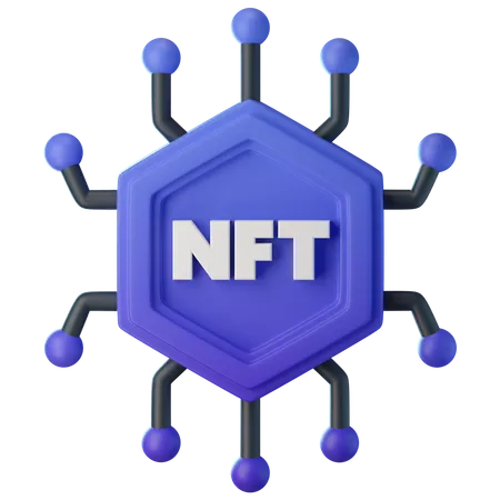 NFT Network  3D Icon