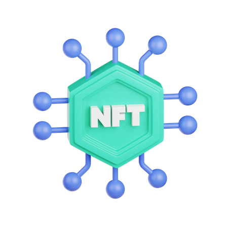 NFT-Netzwerk  3D Icon