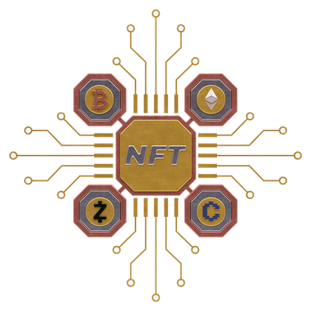 NFT-Netzwerk  3D Icon