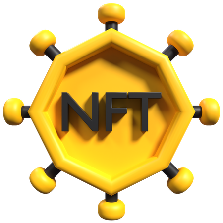 NFT-Netzwerk  3D Icon