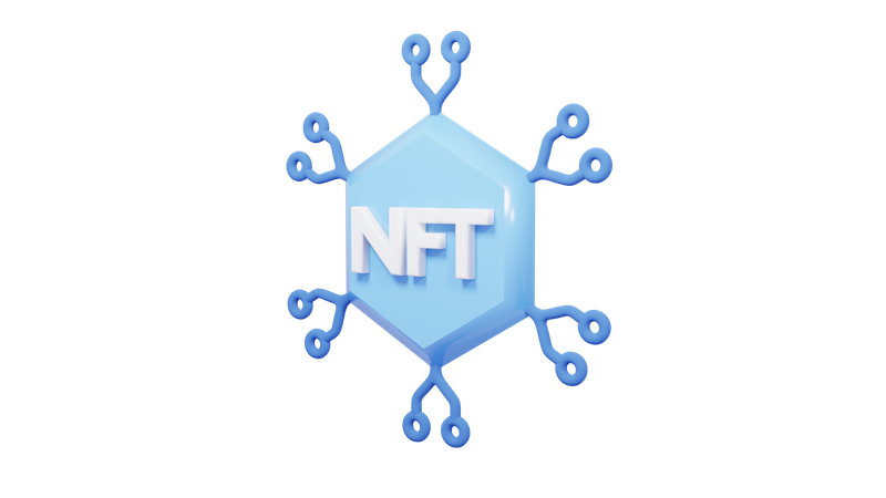 NFT-Netzwerk  3D Icon