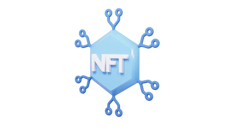 NFT-Netzwerk  3D Icon