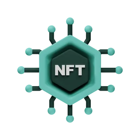 NFT-Netzwerk  3D Icon