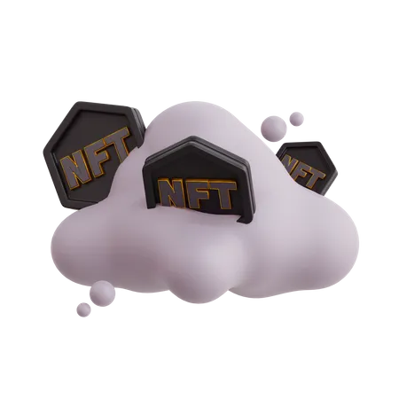 Nube nft  3D Icon