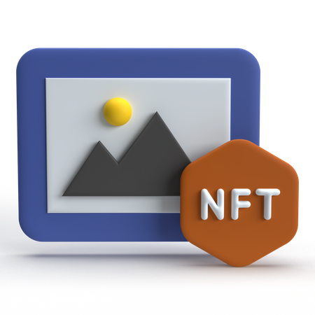 Nft numérique  3D Icon