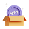 nft outbox 3d illustration