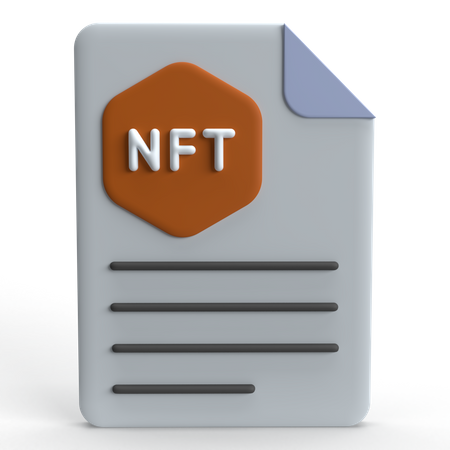 NFT Ownership  3D Icon