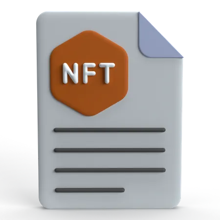 NFT Ownership  3D Icon