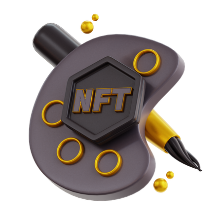 Nft Painting  3D Icon