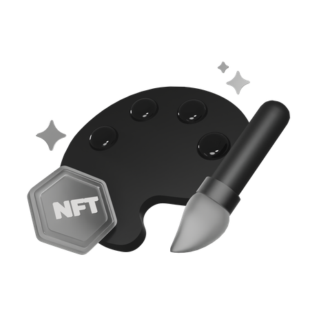 Nft Painting  3D Icon