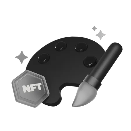 Nft Painting  3D Icon