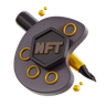 nft painting 3d logo