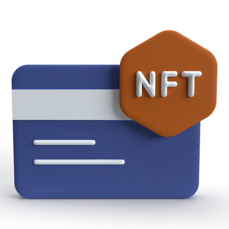 NFT Payment  3D Icon