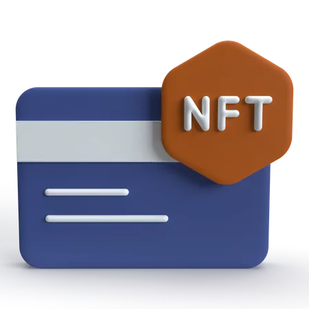NFT Payment  3D Icon