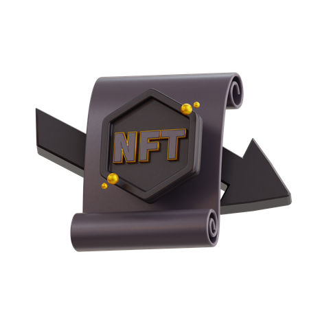 Pérdida de NFT  3D Icon