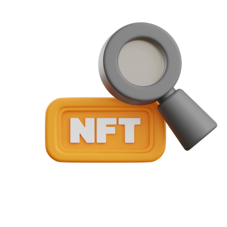 Pesquisa nft  3D Icon