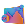 nft picture 3d logo